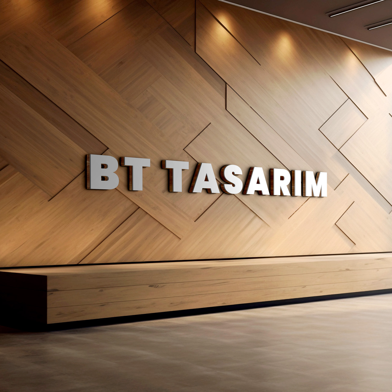 BT Tasarım Code 0595 Kutu Harf